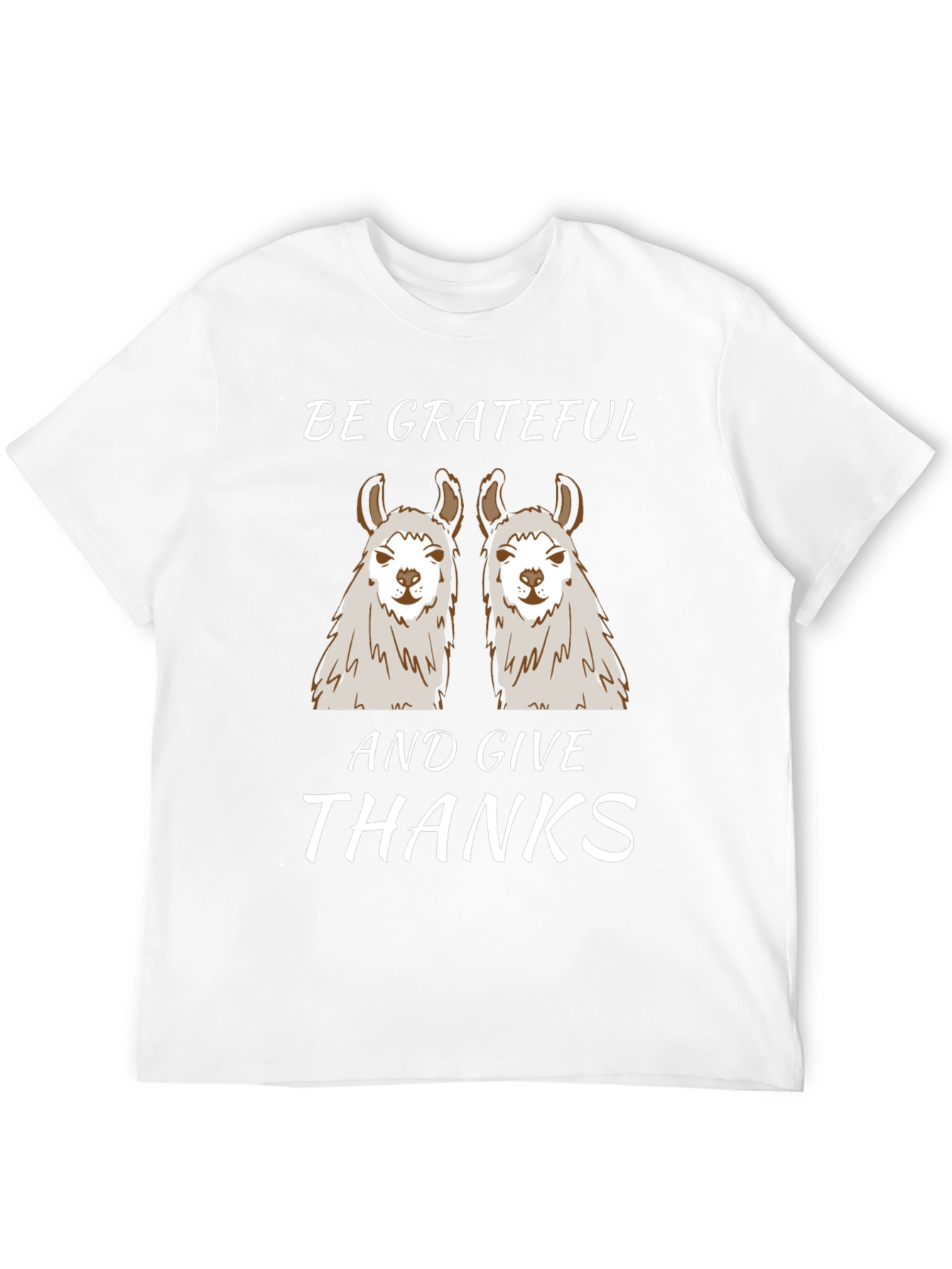 Be Grateful Llama Graphic Tee