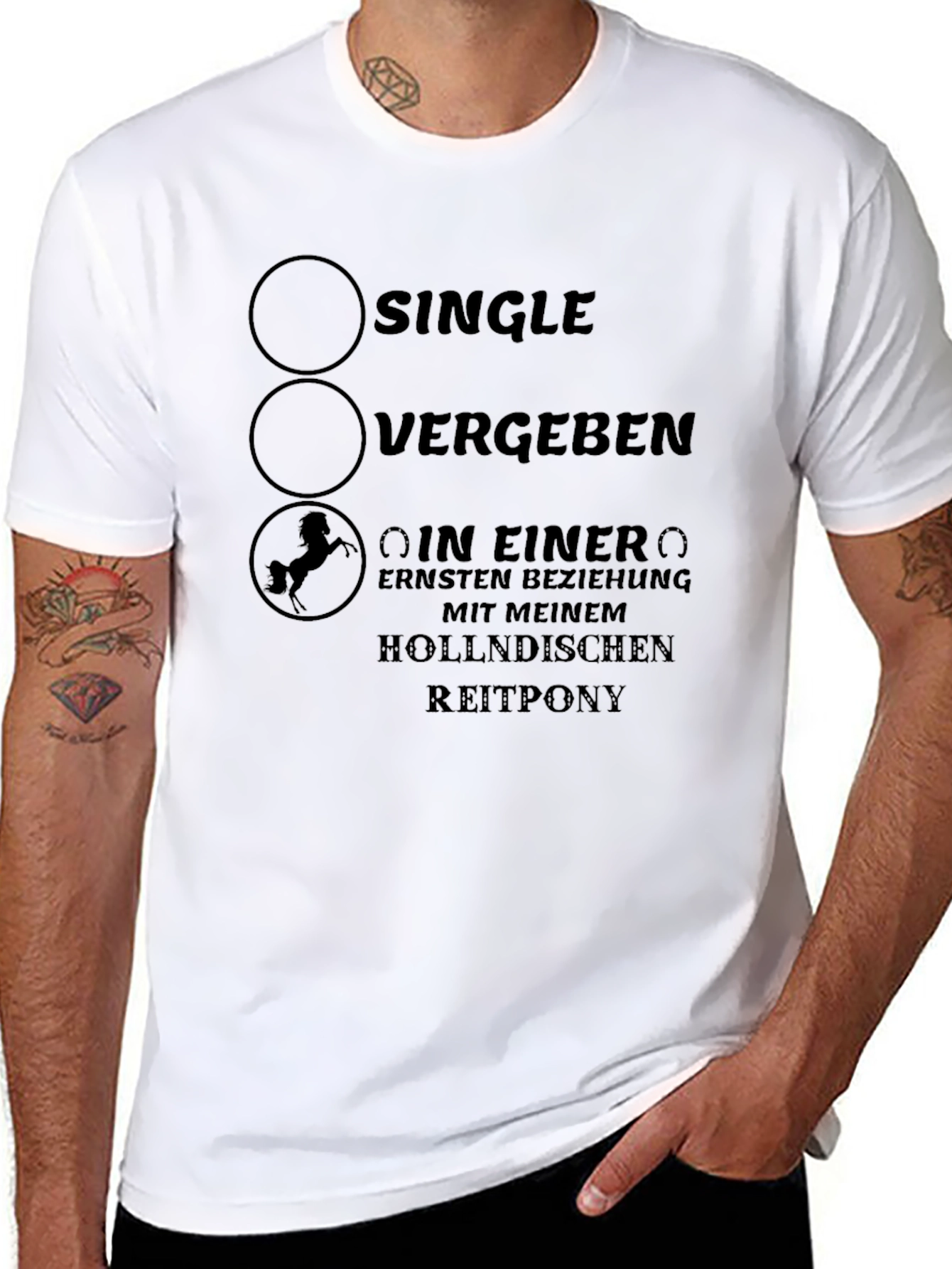 Single Vergeben Horse T-Shirt