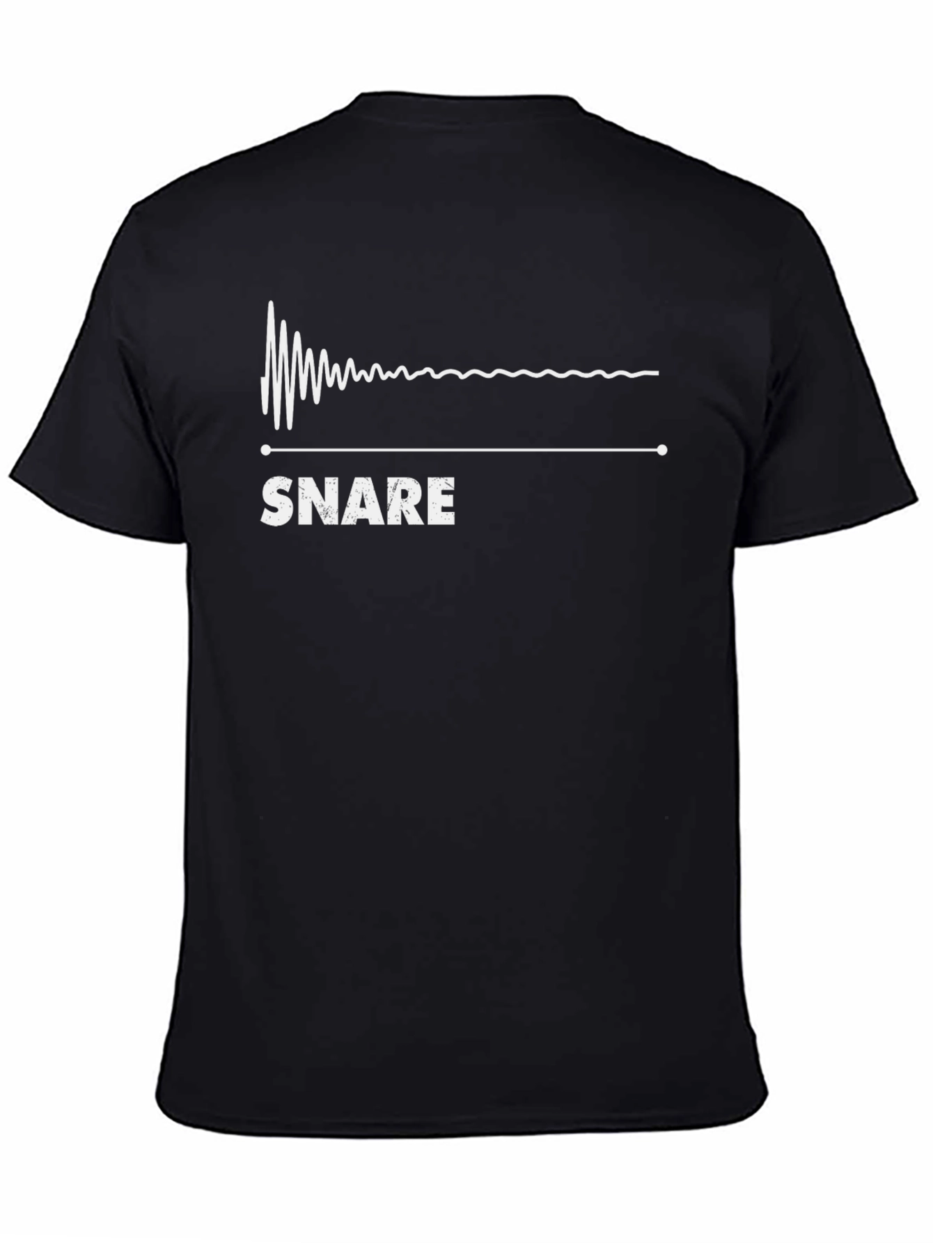 Snare Drum Waveform Graphic T-Shirt