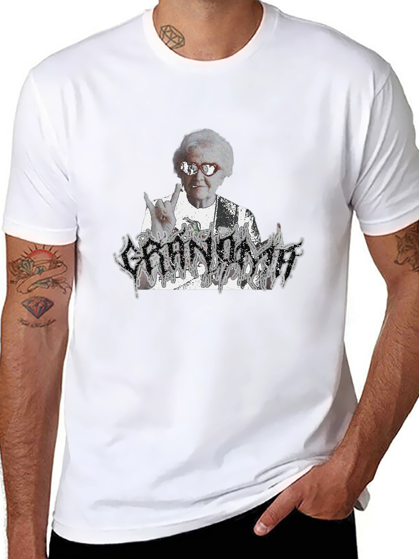 Grandma Rock T-Shirt: Unique Graphic Tee