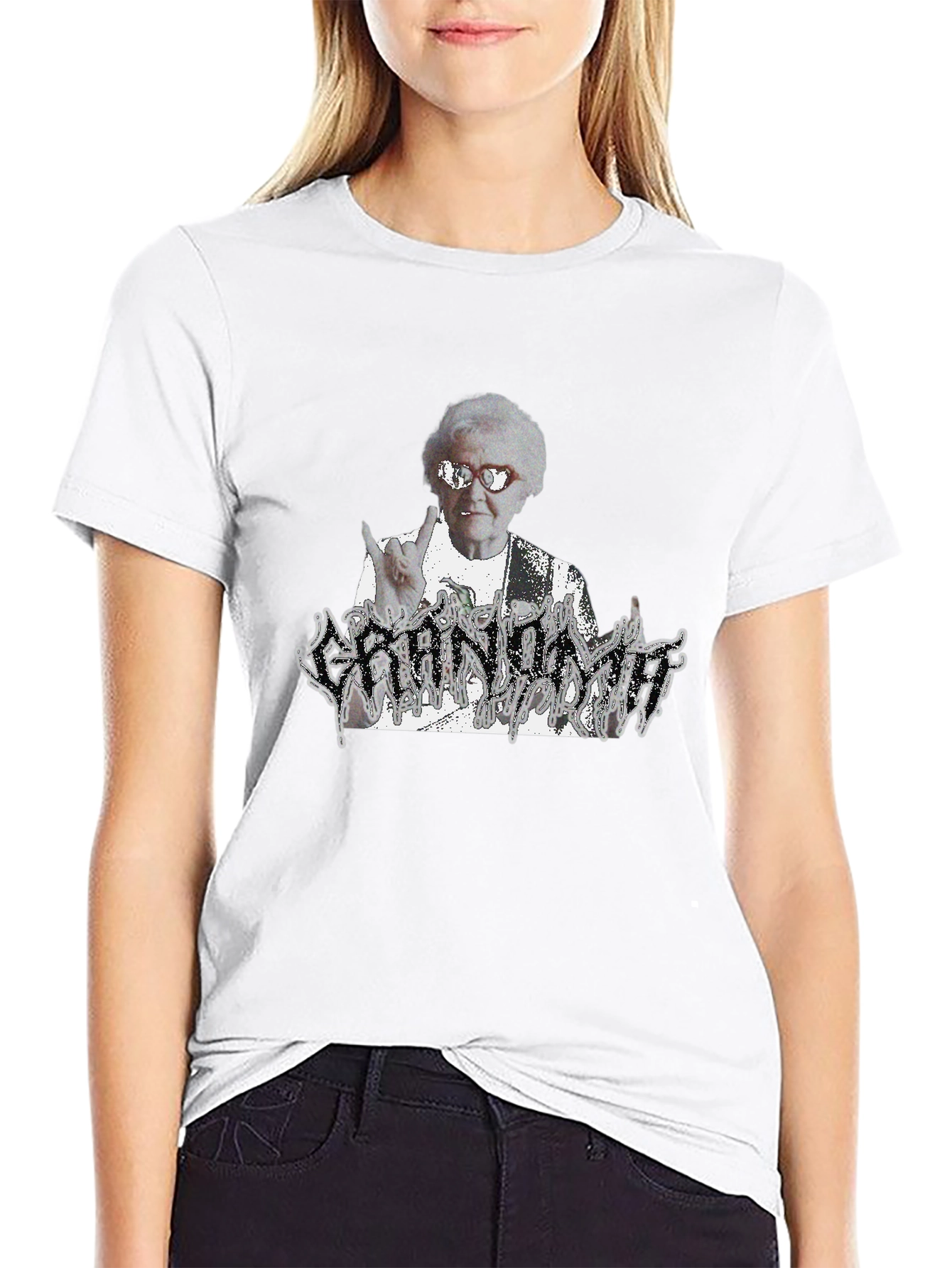 Grandma Rock T-Shirt: Unique Graphic Tee