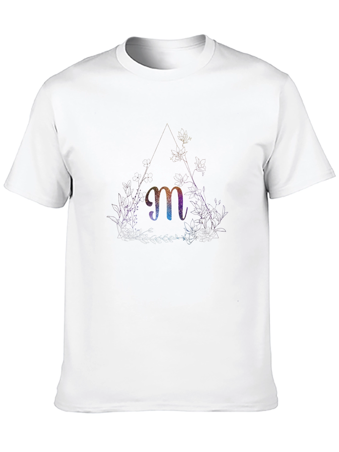 Letter m Graphic Tee - Unique Design