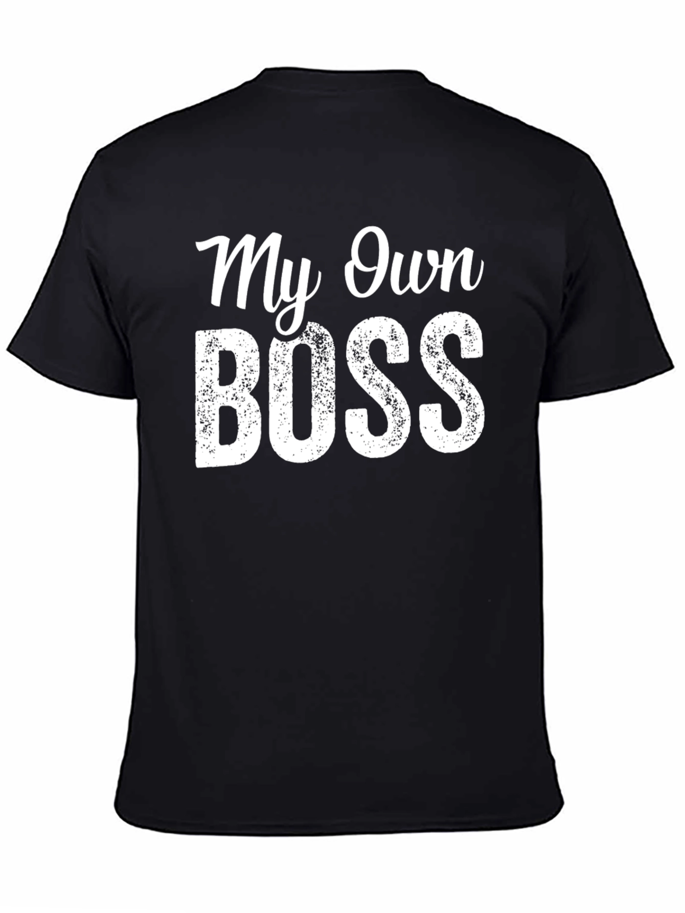 My Own Boss Black Graphic Tee