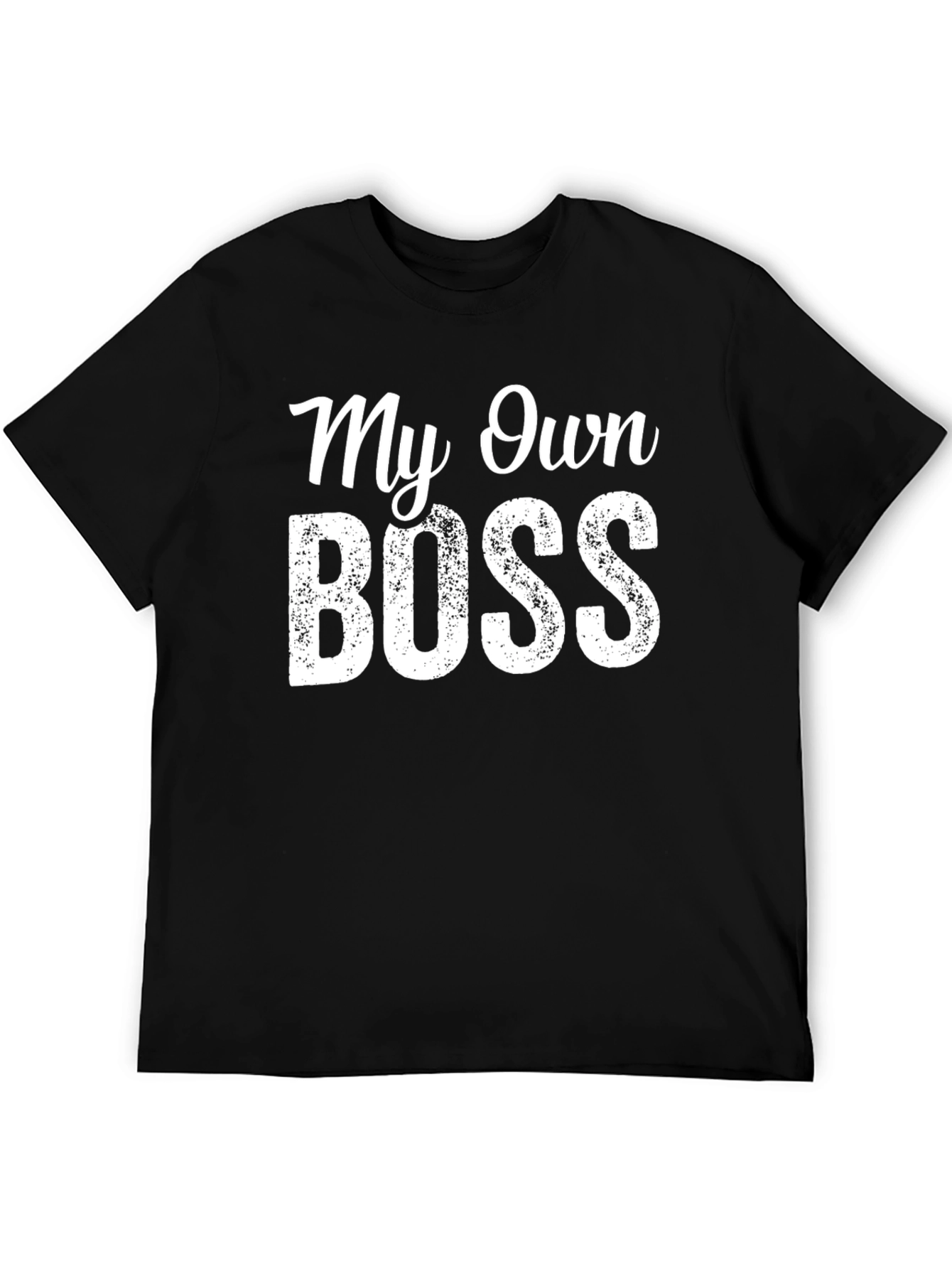 My Own Boss Black Graphic Tee