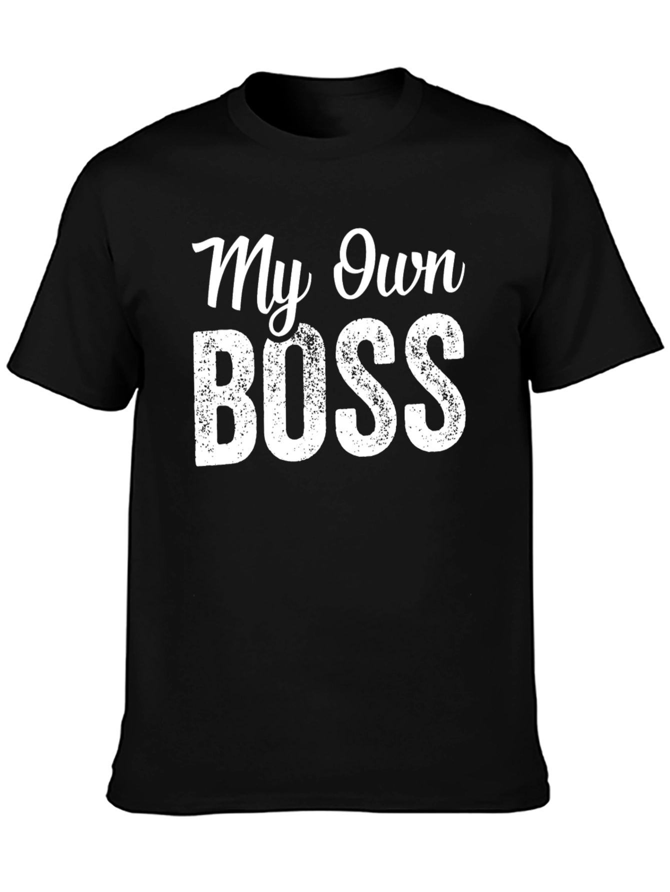 My Own Boss Black Graphic Tee