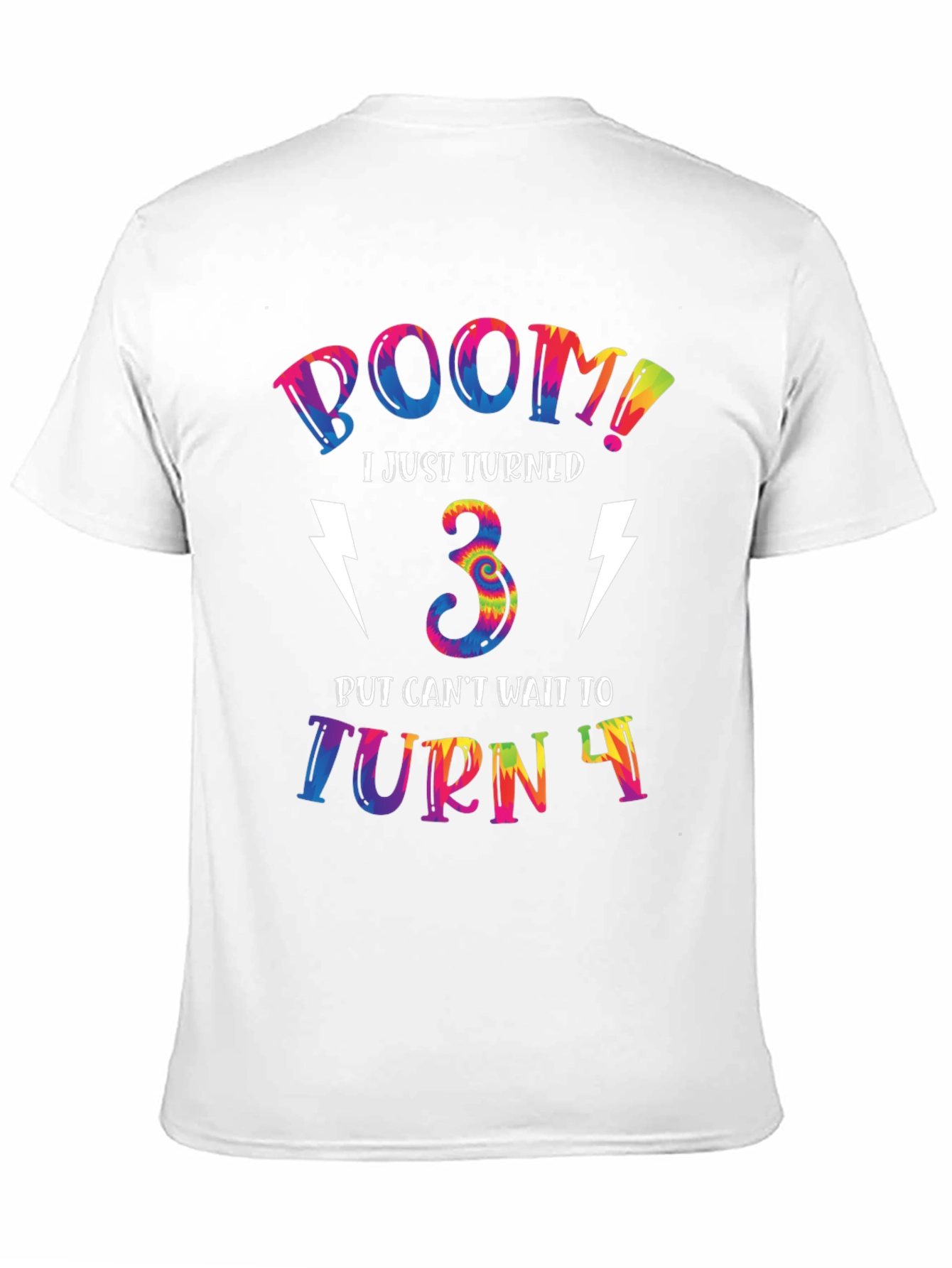Boom I Just Turned 3 Birthday T-Shirt
