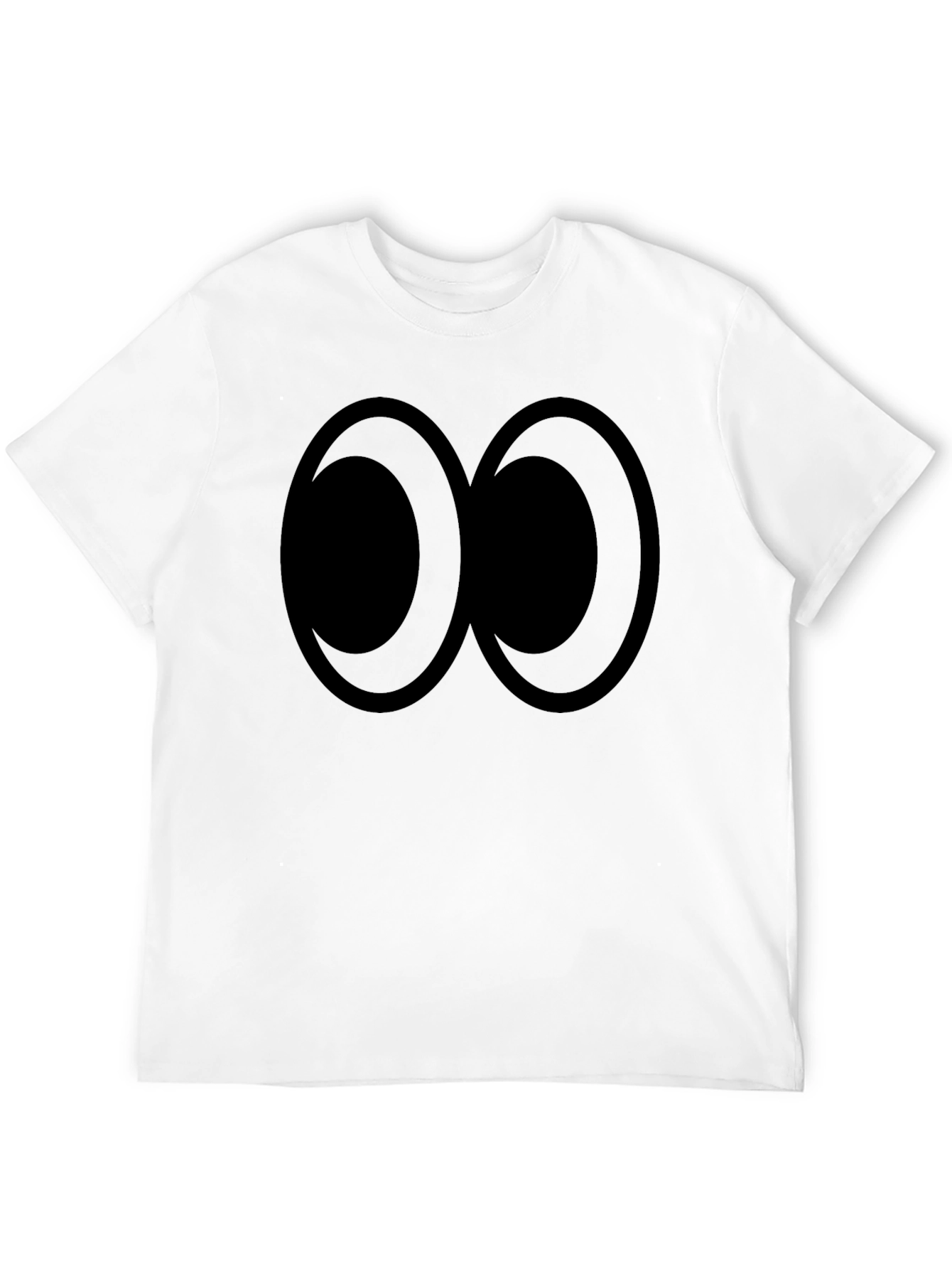 Abstract Eye Graphic Black T-Shirt
