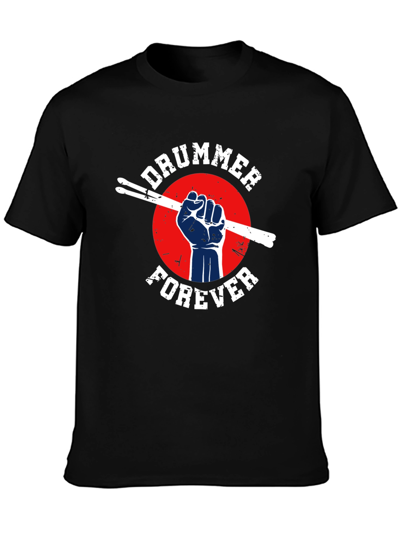 Drummer Forever T-Shirt - Music Lover Tee