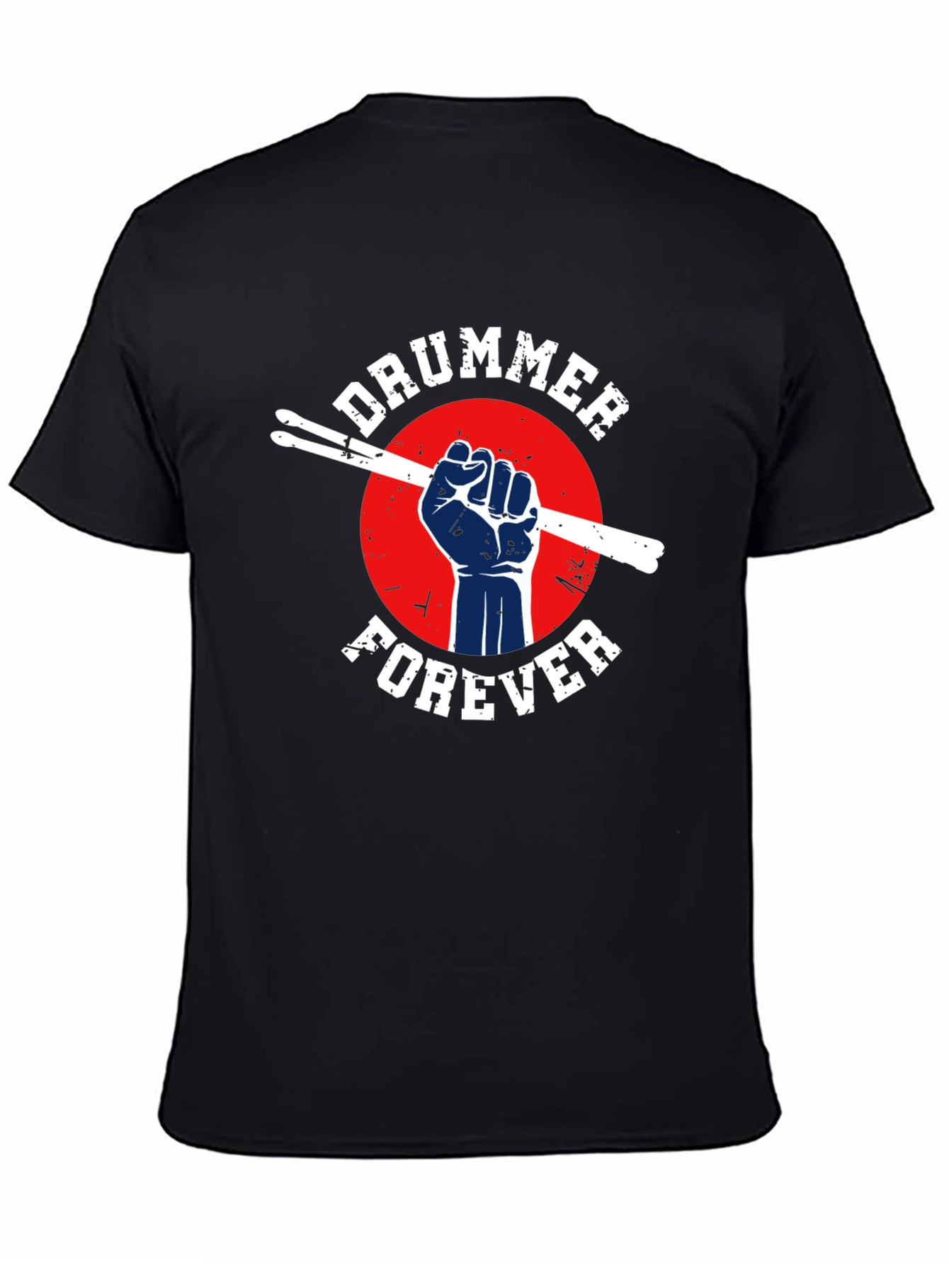 Drummer Forever T-Shirt - Music Lover Tee