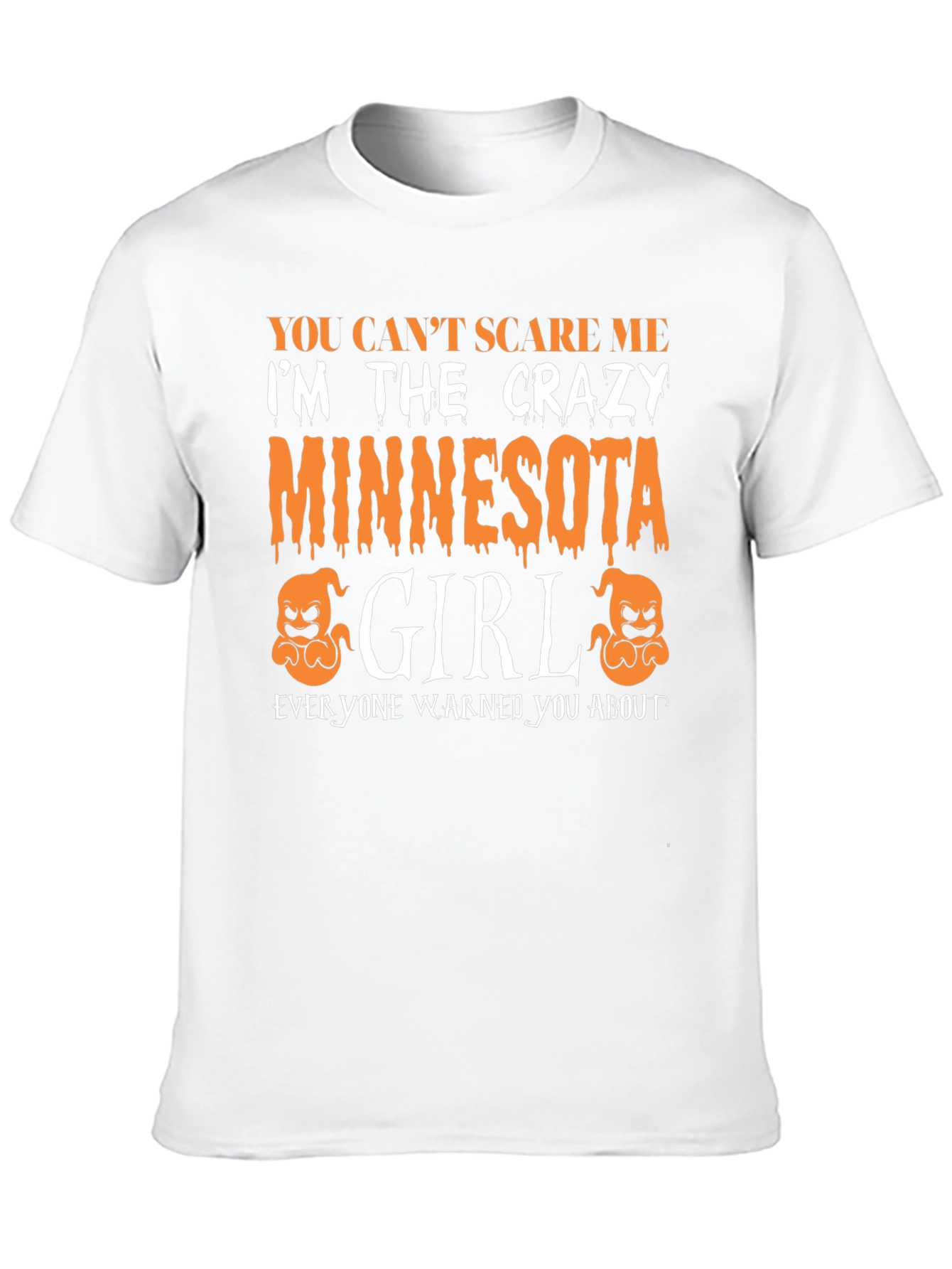 Crazy Minnesota Girl Halloween T-Shirt
