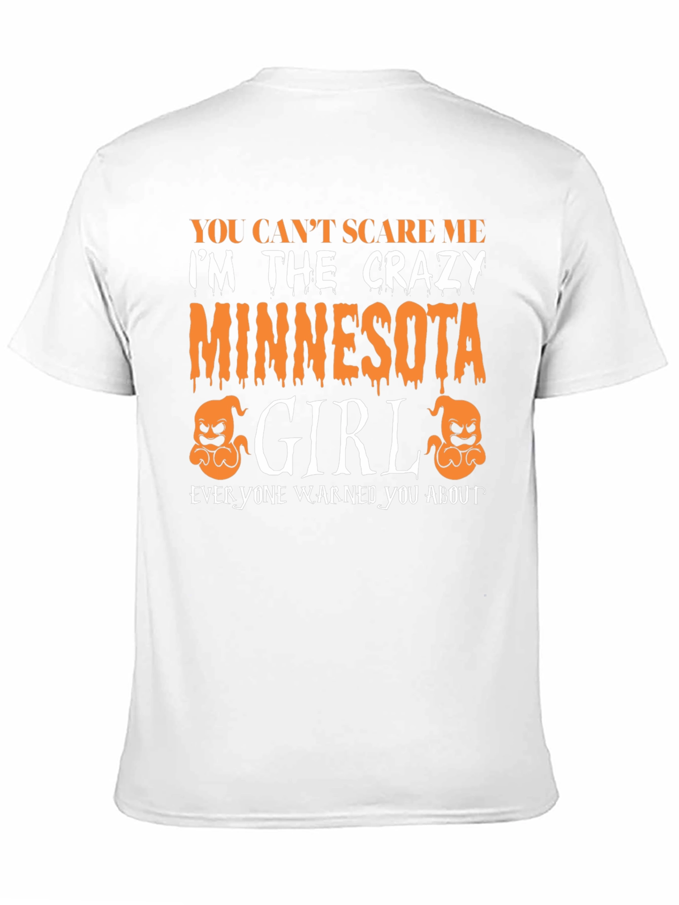 Crazy Minnesota Girl Halloween T-Shirt