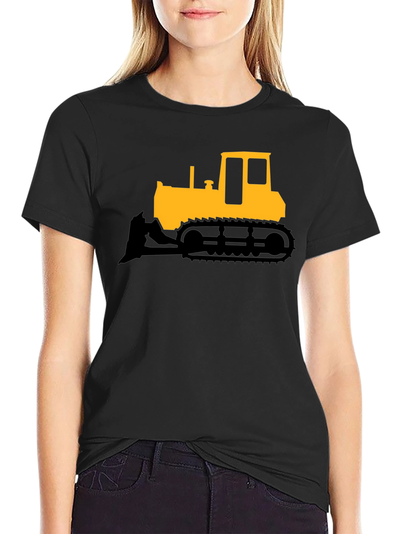Bulldozer Graphic T-Shirt - Heavy Equipment Tee