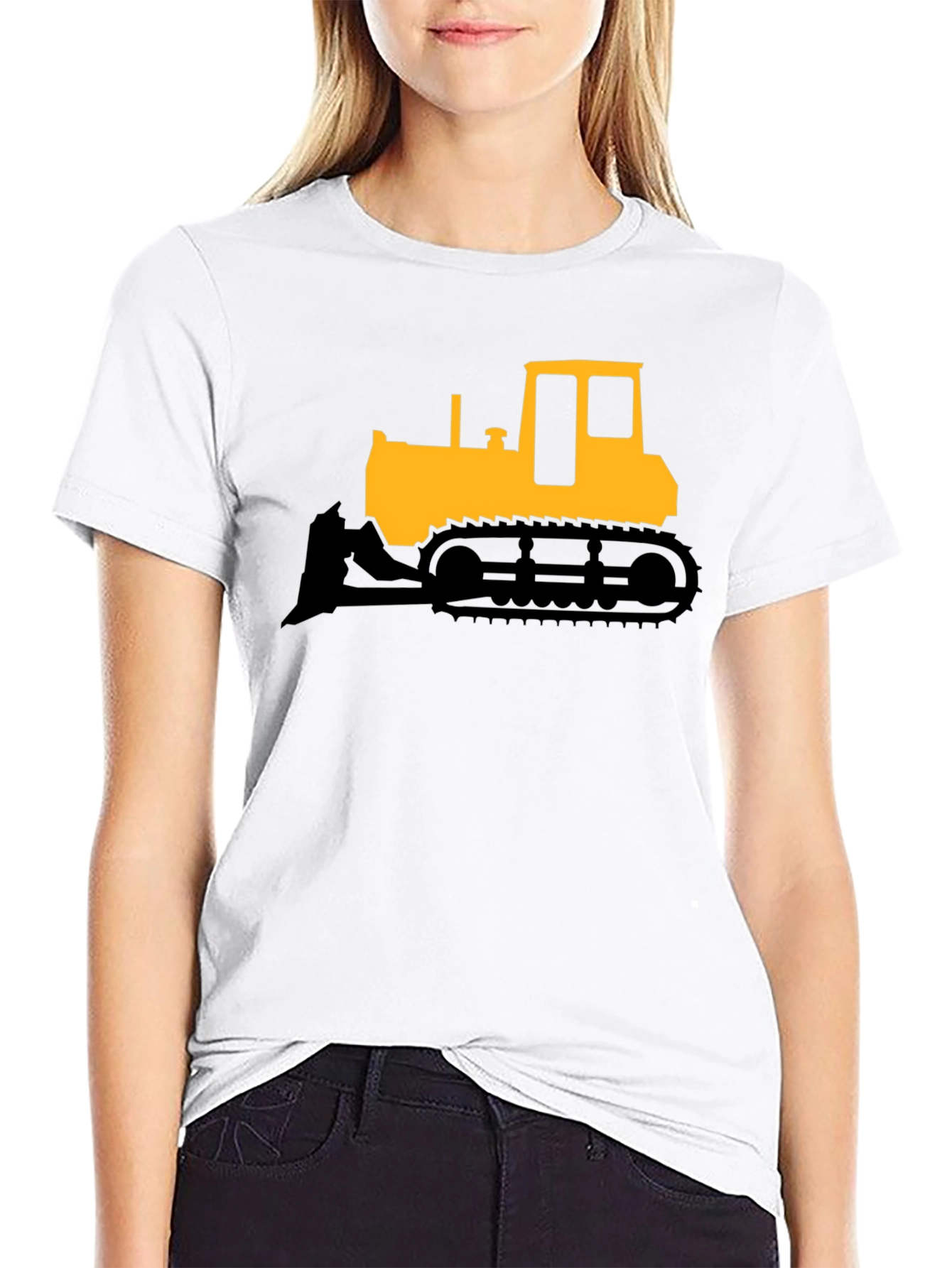 Bulldozer Graphic T-Shirt - Heavy Equipment Tee