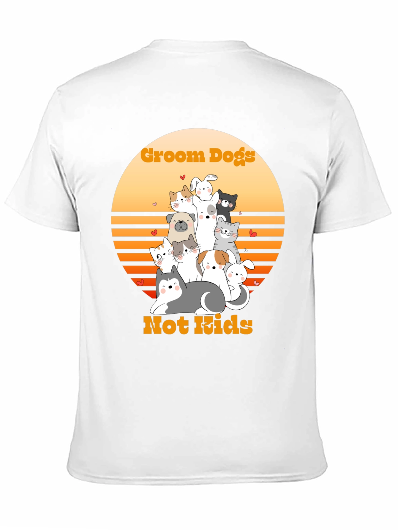 Groom Dogs Not Kids T-Shirt