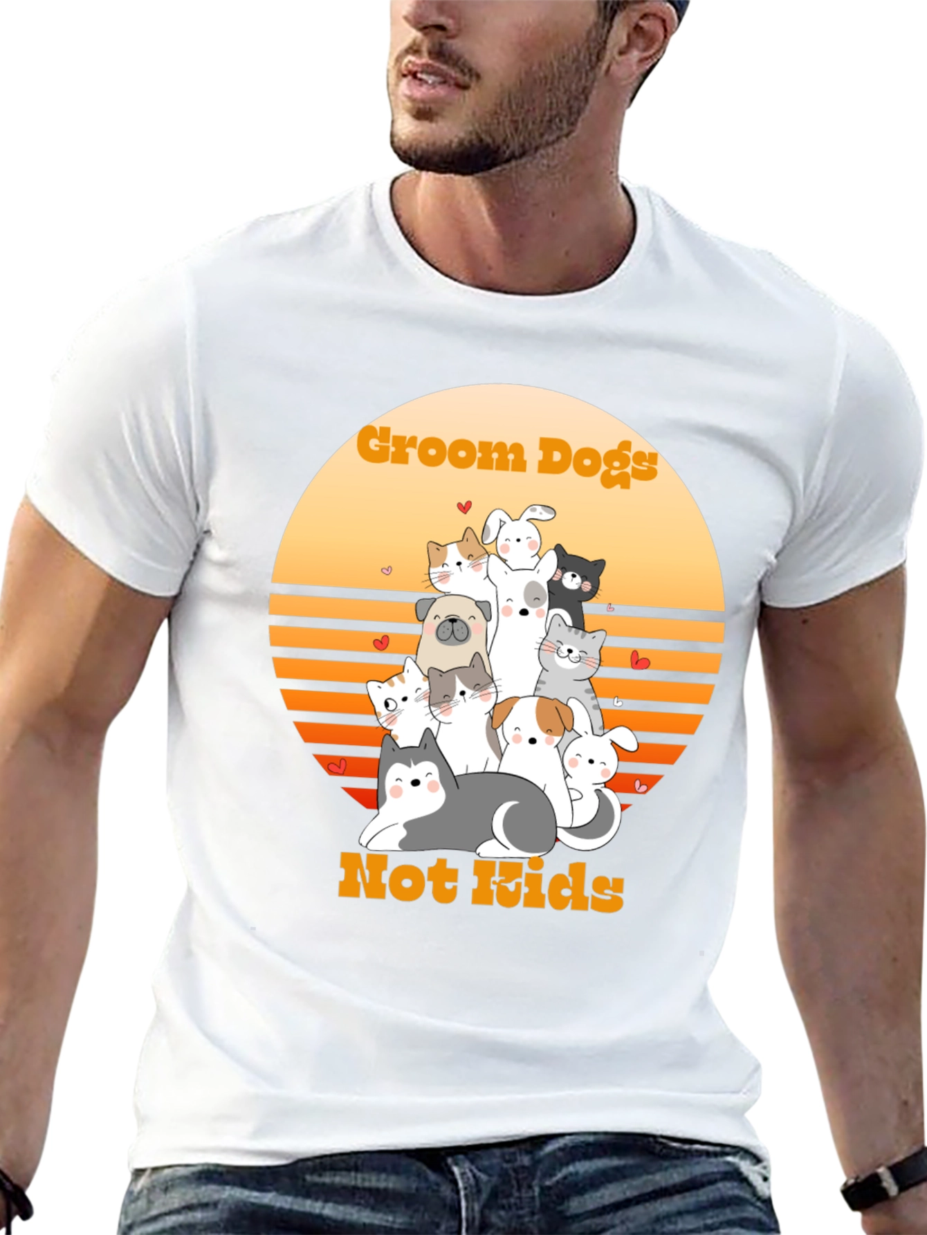Groom Dogs Not Kids T-Shirt