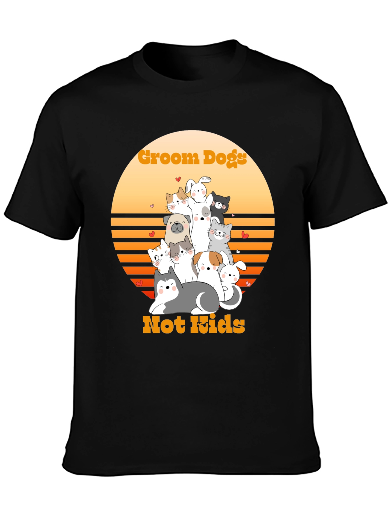 Groom Dogs Not Kids T-Shirt