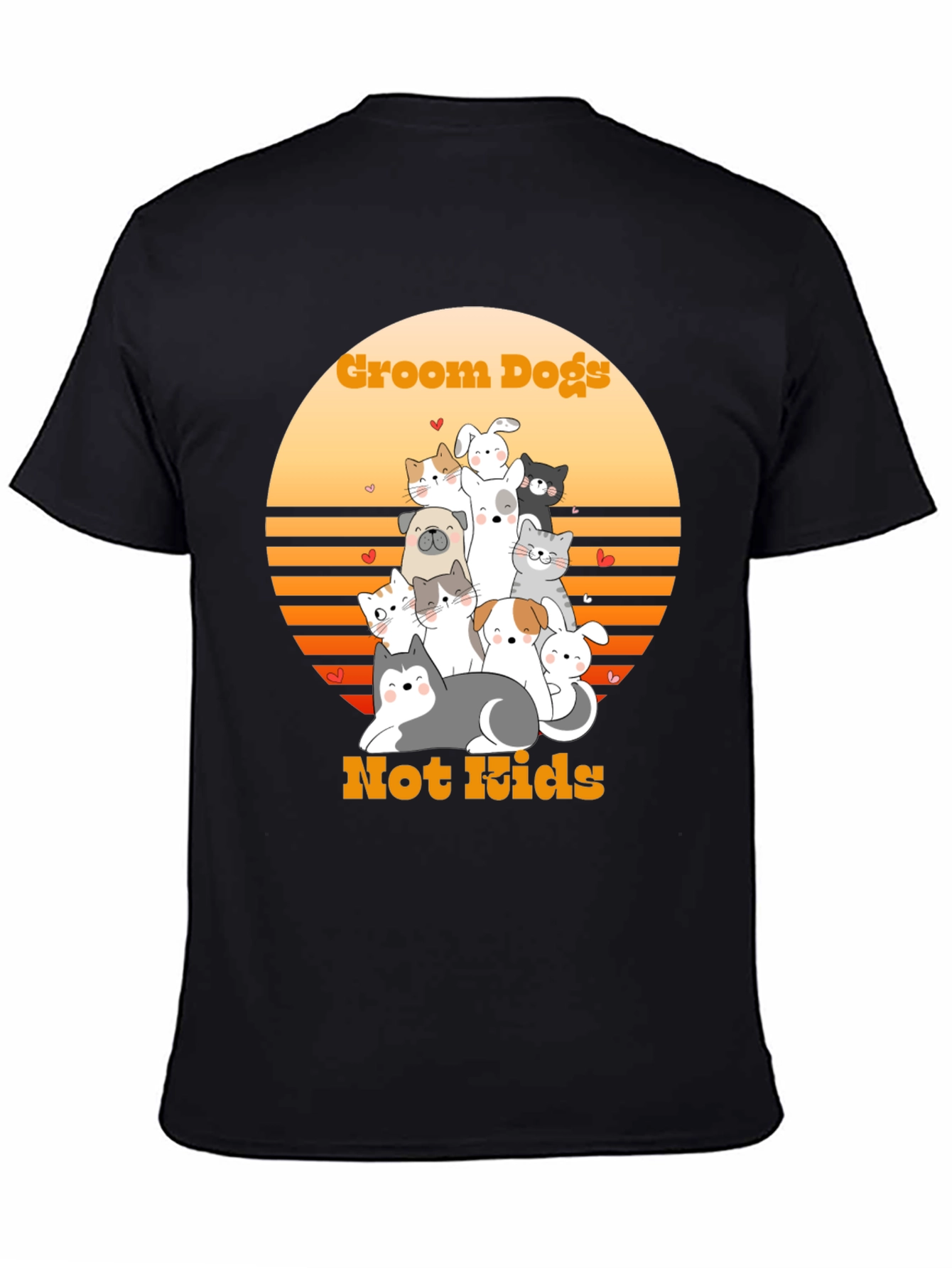 Groom Dogs Not Kids T-Shirt