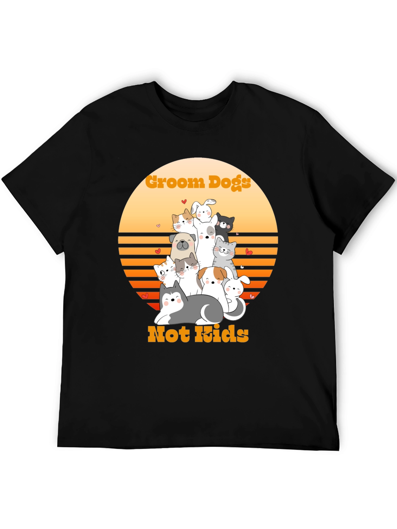 Groom Dogs Not Kids T-Shirt
