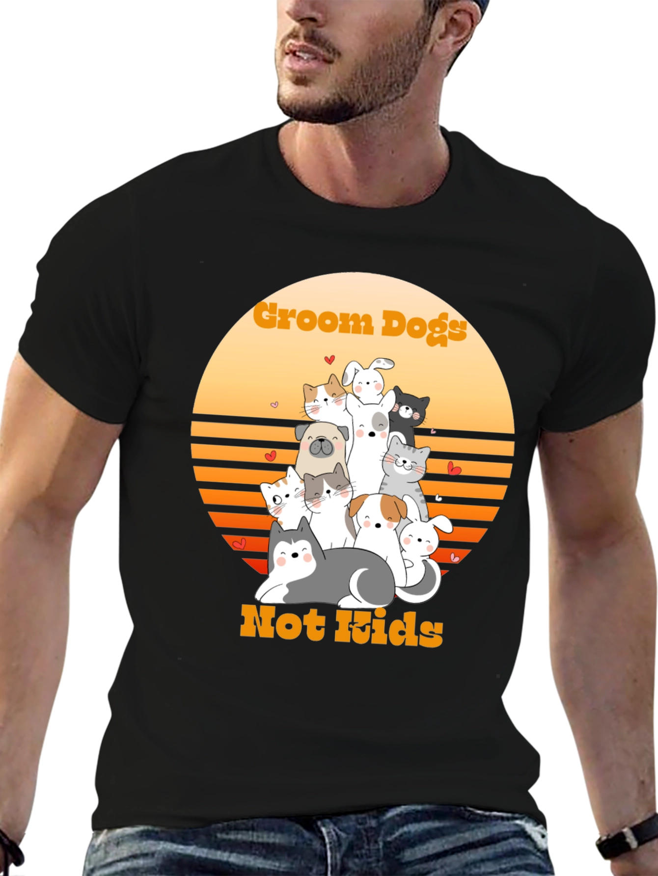 Groom Dogs Not Kids T-Shirt