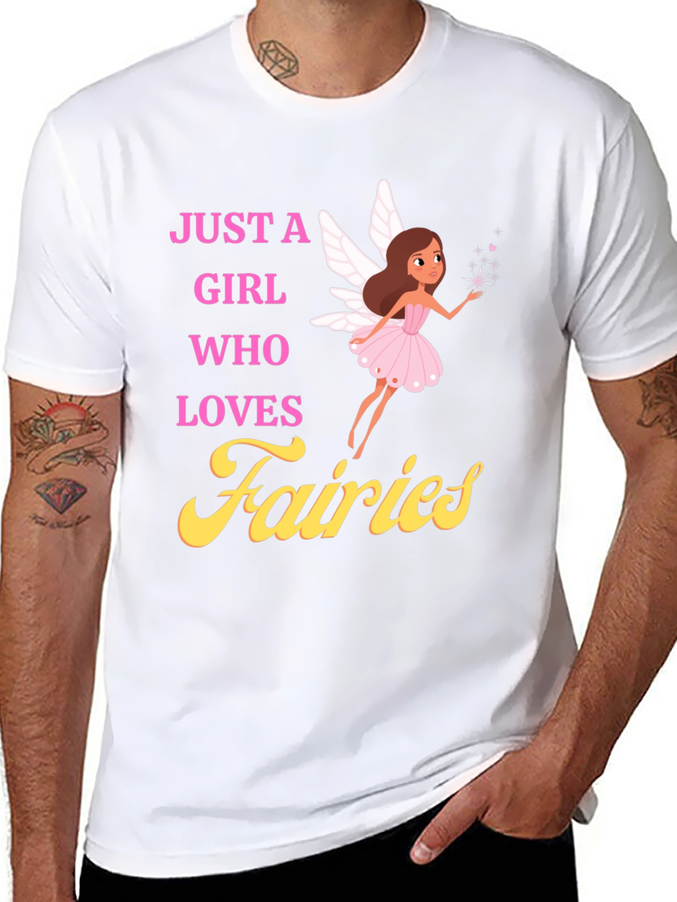 Just A Girl Who Loves Fairies T-Shirt