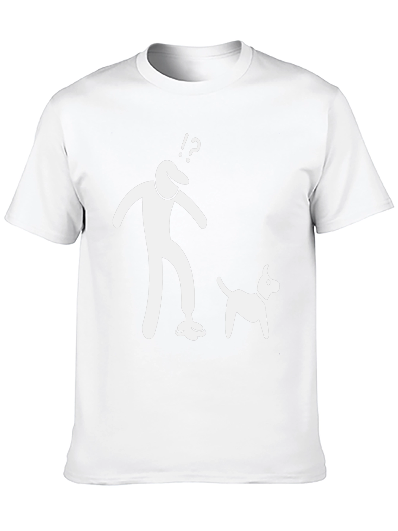 Mens Black T-Shirt with Funny Graphic Print