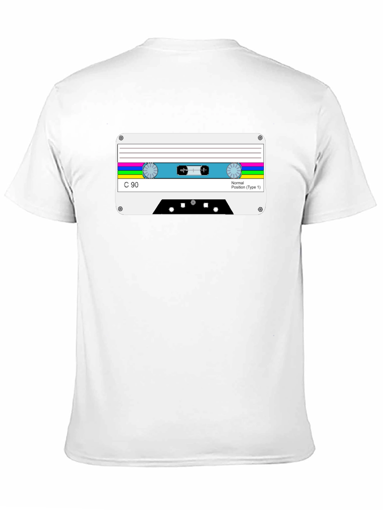 Retro Cassette Tape Graphic Tee - Classic Style