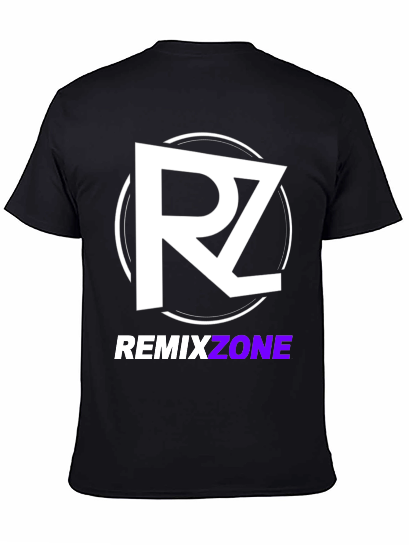 Remixzone Black T-Shirt with Logo