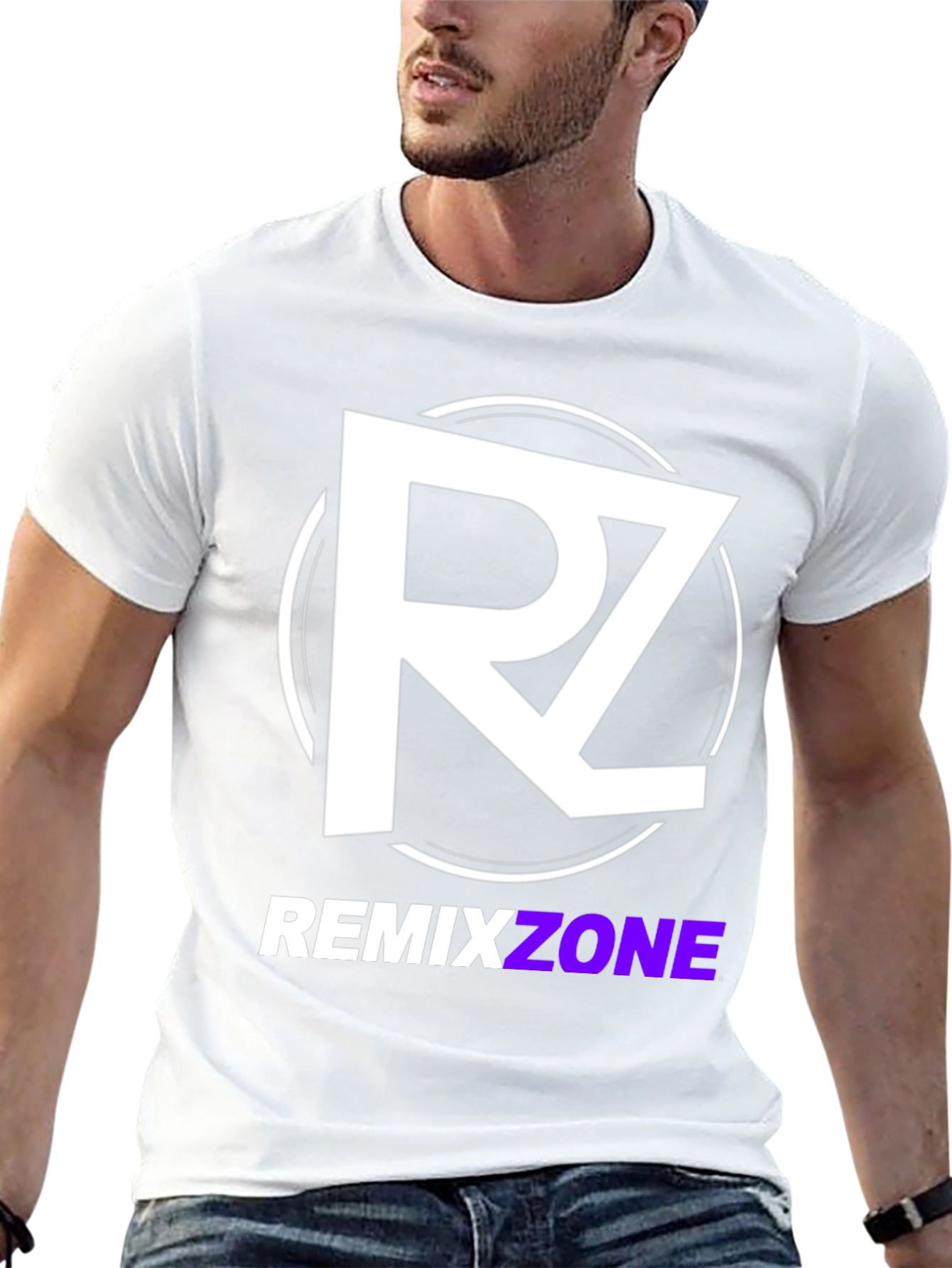 Remixzone Black T-Shirt with Logo