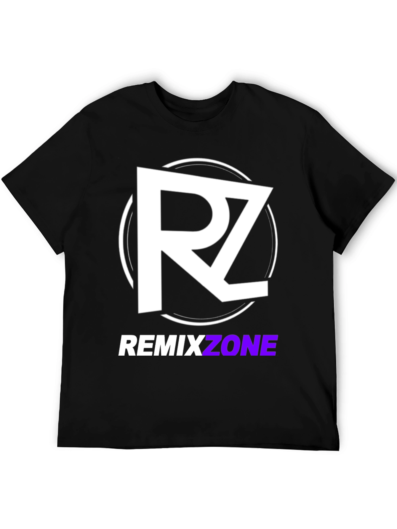 Remixzone Black T-Shirt with Logo