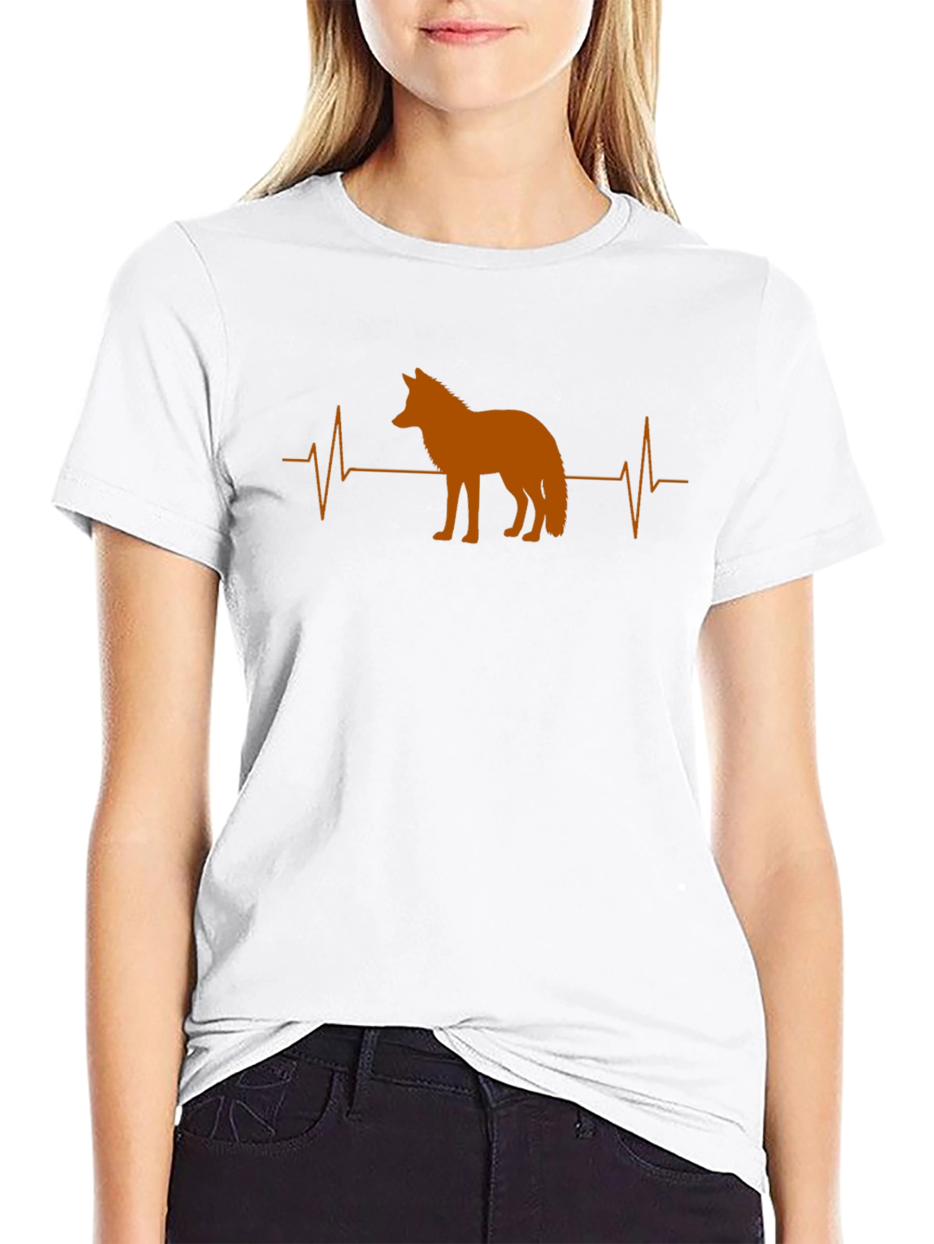 Coyote Heartbeat Graphic Tee - Mens Black T-Shirt