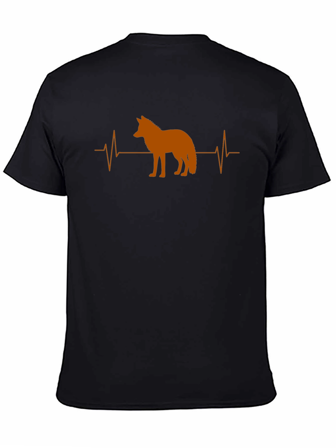 Coyote Heartbeat Graphic Tee - Mens Black T-Shirt