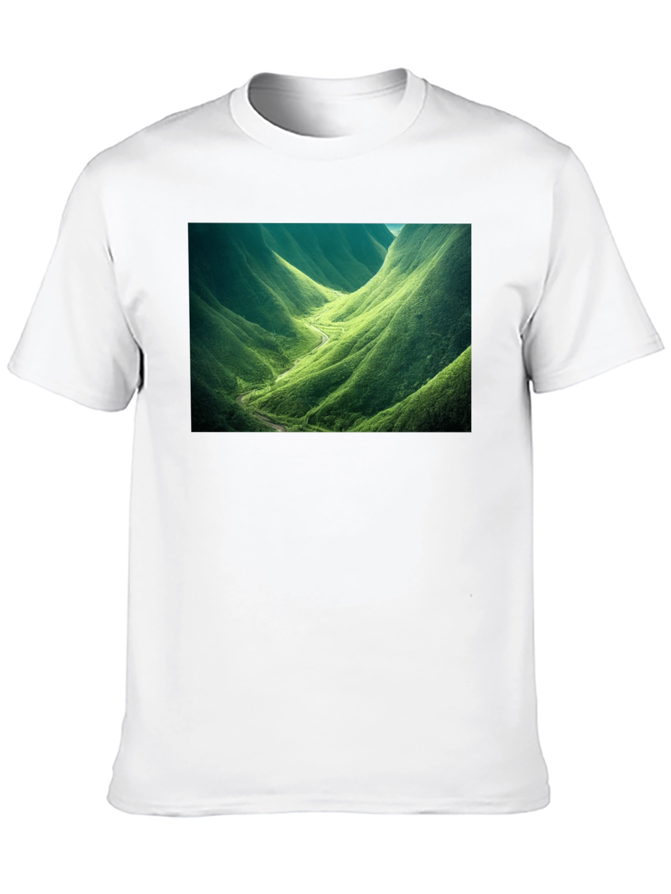 Nature Valley Graphic Tee - Black Cotton Comfort