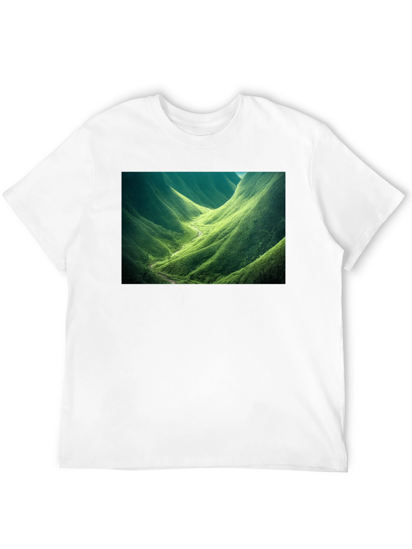 Nature Valley Graphic Tee - Black Cotton Comfort