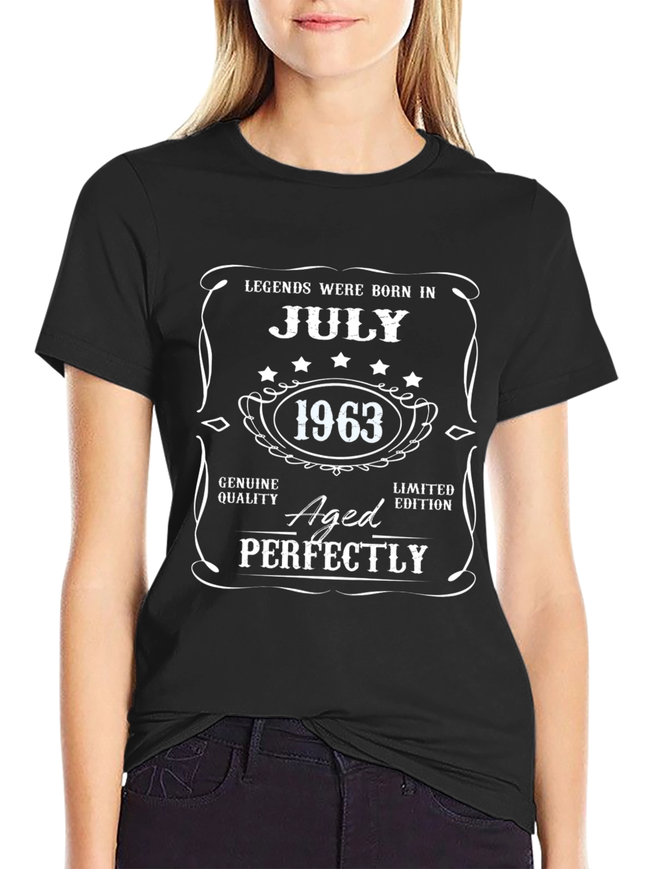 Legends Born in July 1963 T-Shirt Aged Perfectly
