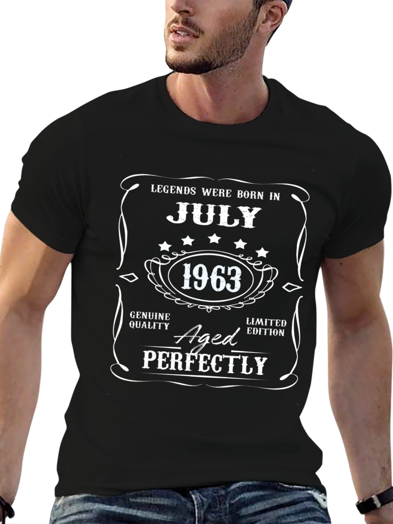 Legends Born in July 1963 T-Shirt Aged Perfectly