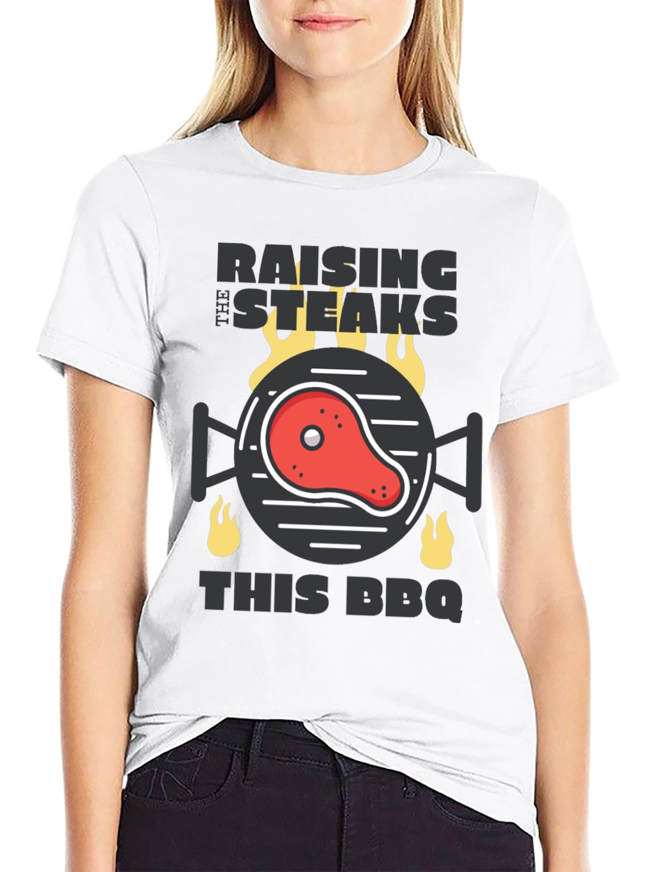 Raising The Steaks BBQ Graphic Tee