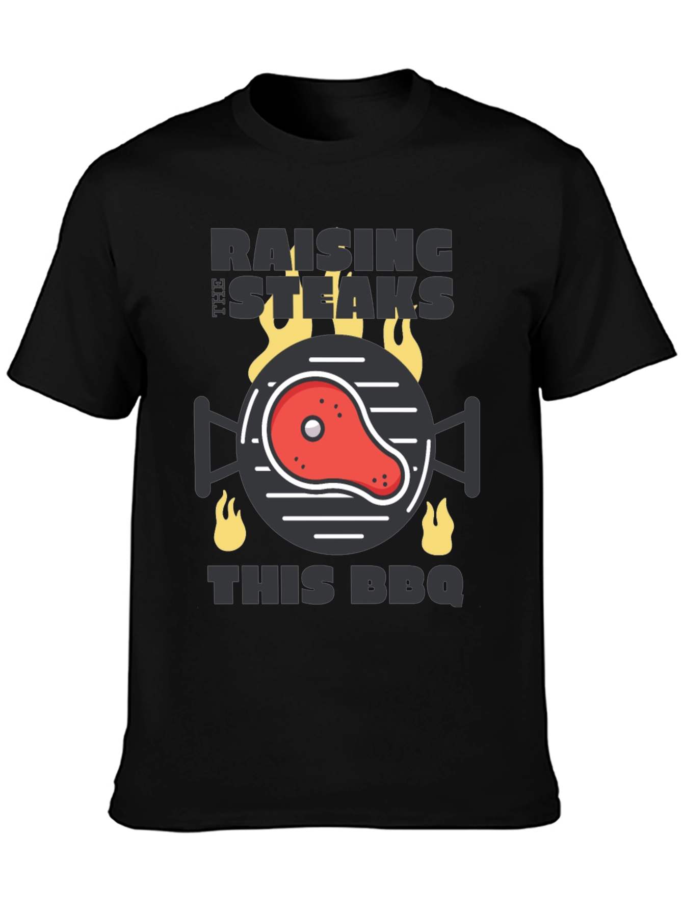 Raising The Steaks BBQ Graphic Tee