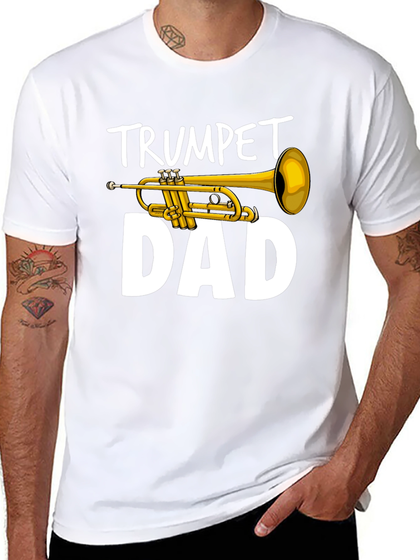 Trumpet Dad Graphic Tee