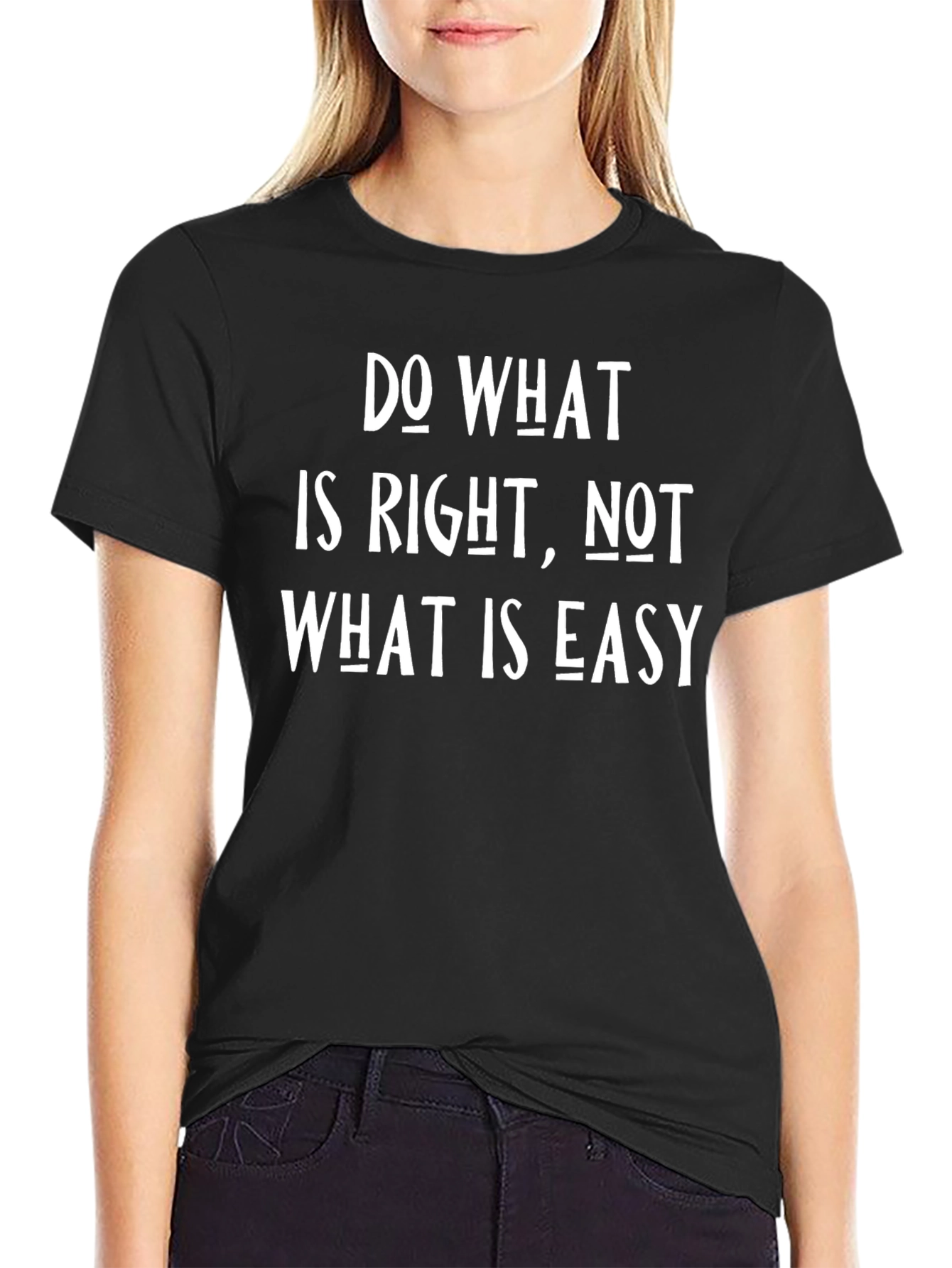 Inspirational Graphic Tee - Do What is Right