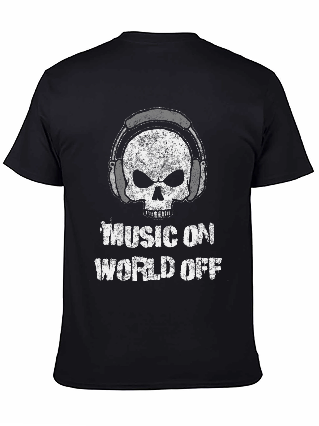 Music On World Off Graphic Tee