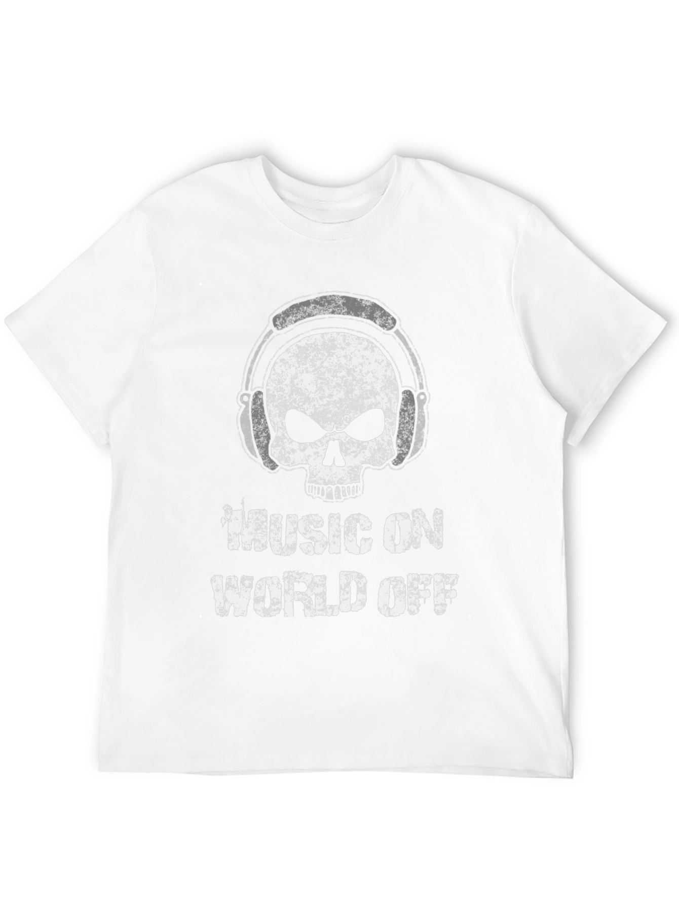 Music On World Off Graphic Tee
