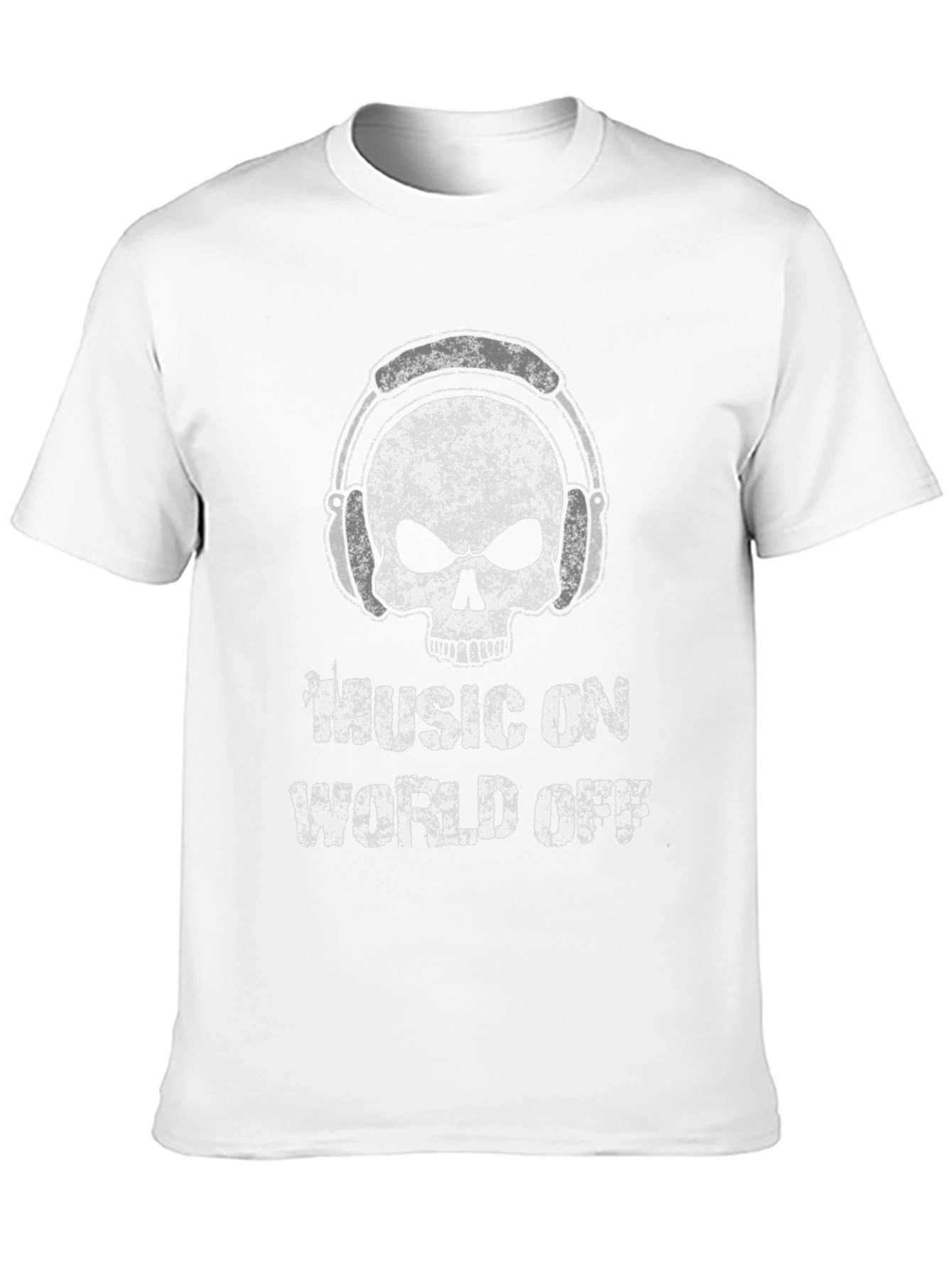 Music On World Off Graphic Tee