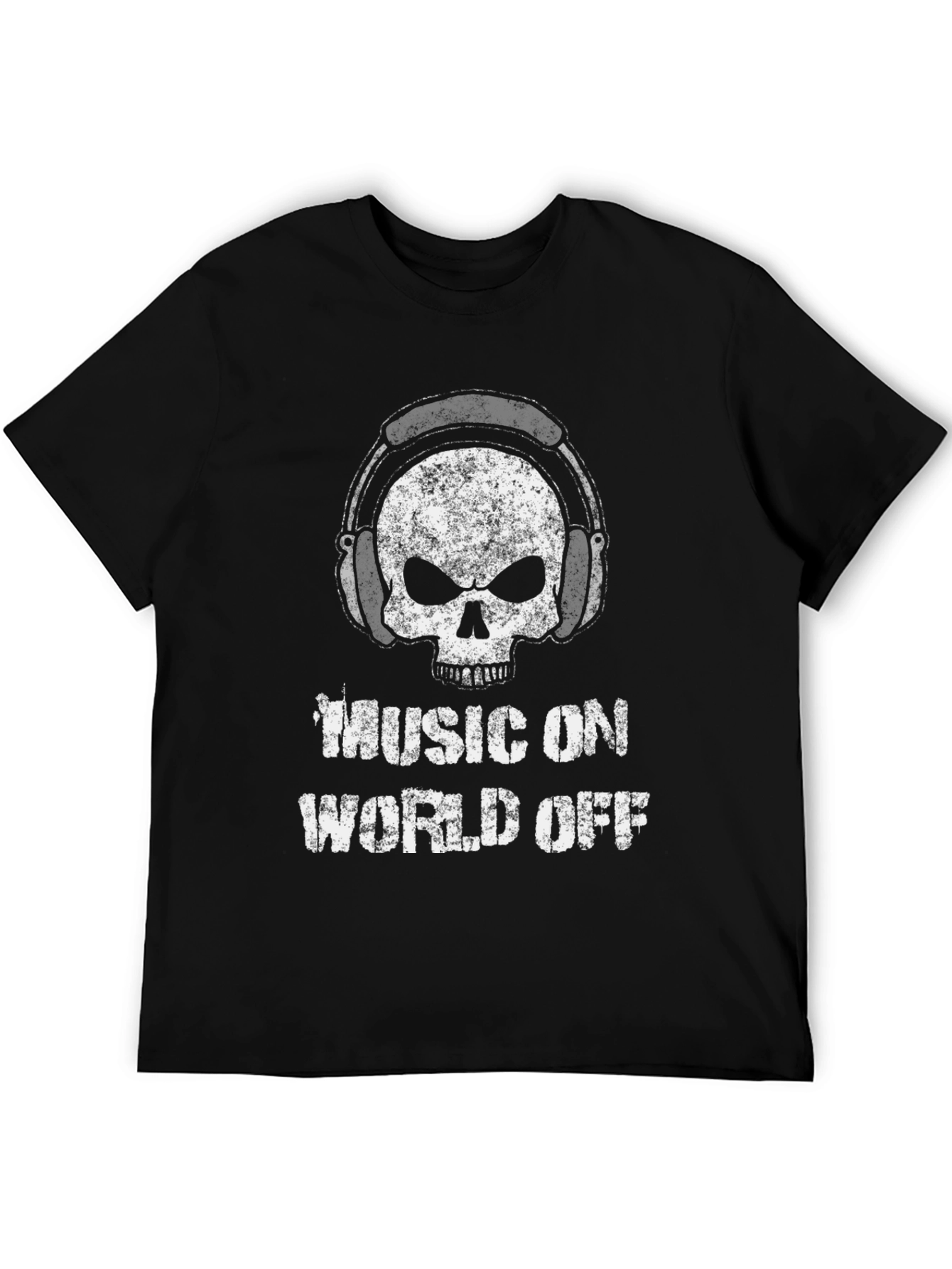 Music On World Off Graphic Tee