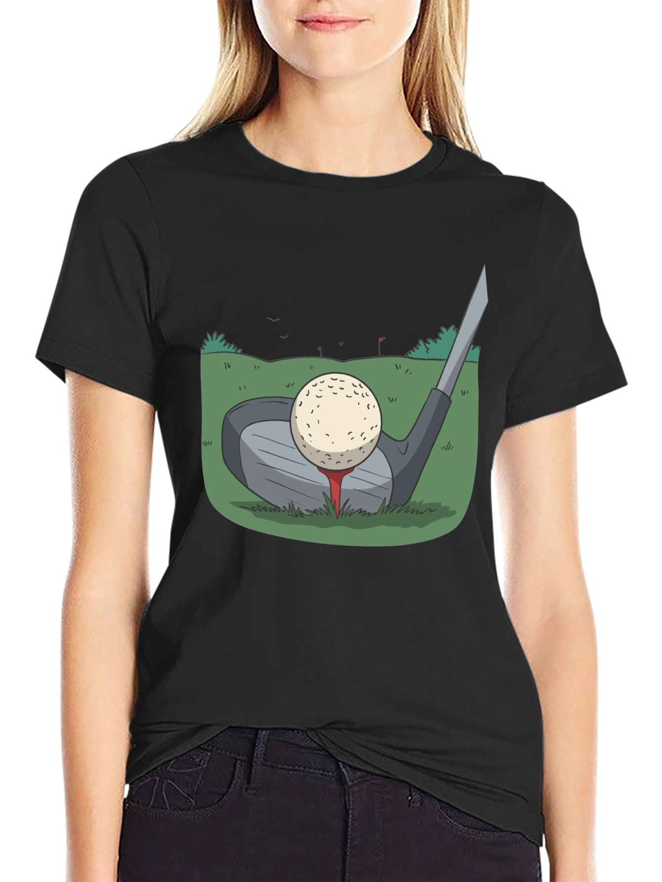 Golf Club & Ball Graphic Tee
