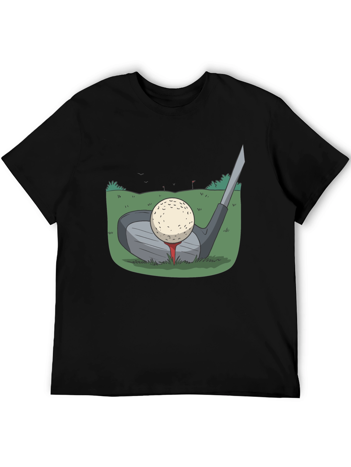 Golf Club & Ball Graphic Tee