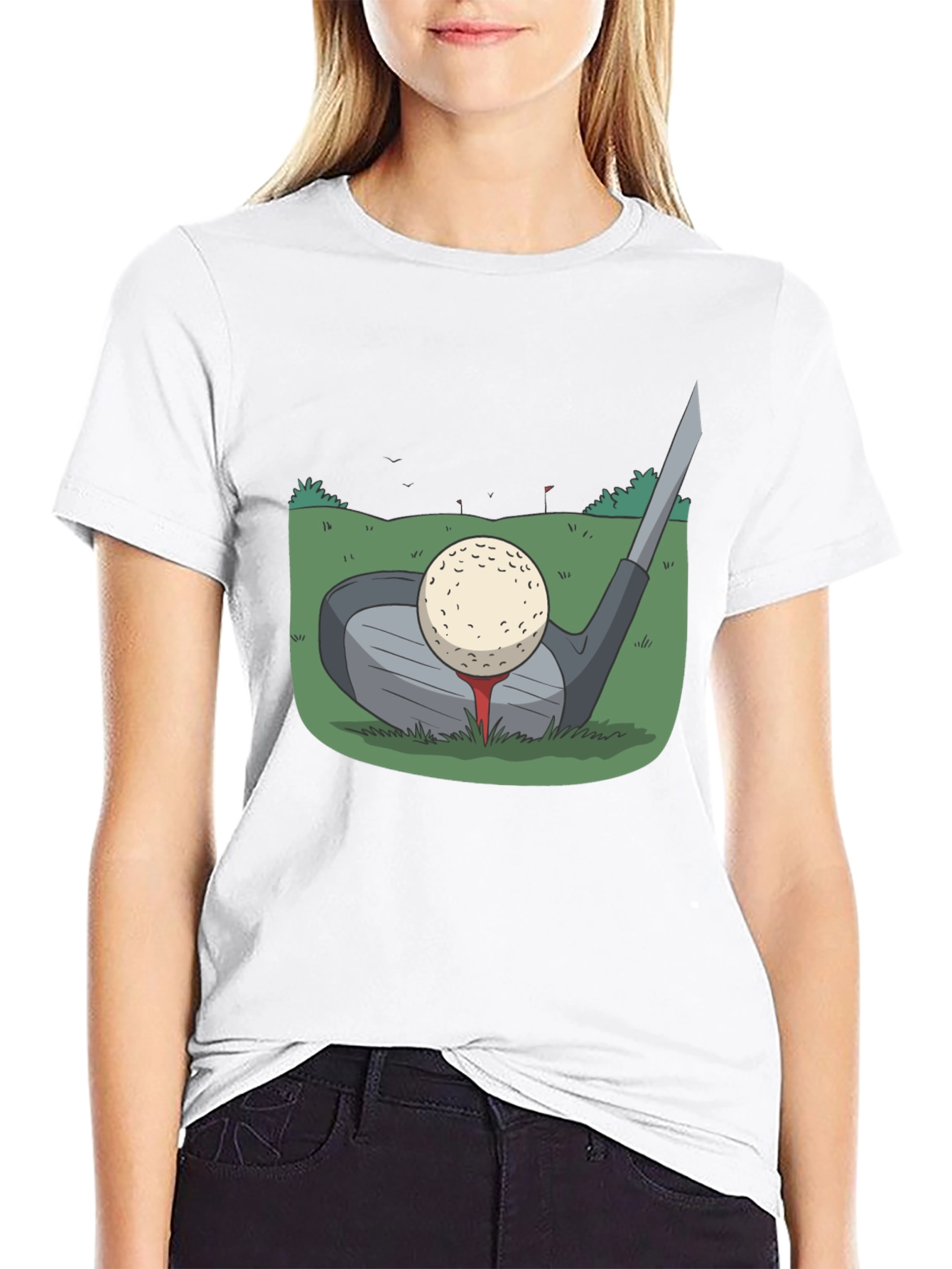 Golf Club & Ball Graphic Tee