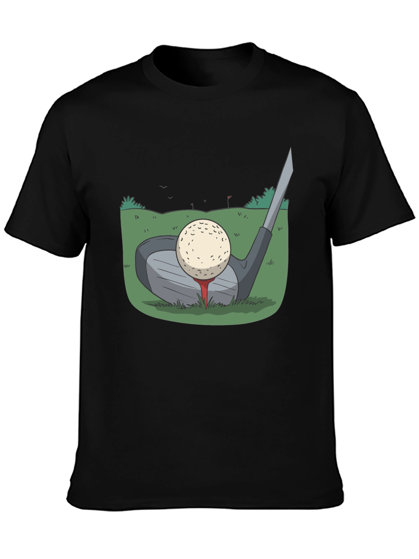 Golf Club & Ball Graphic Tee
