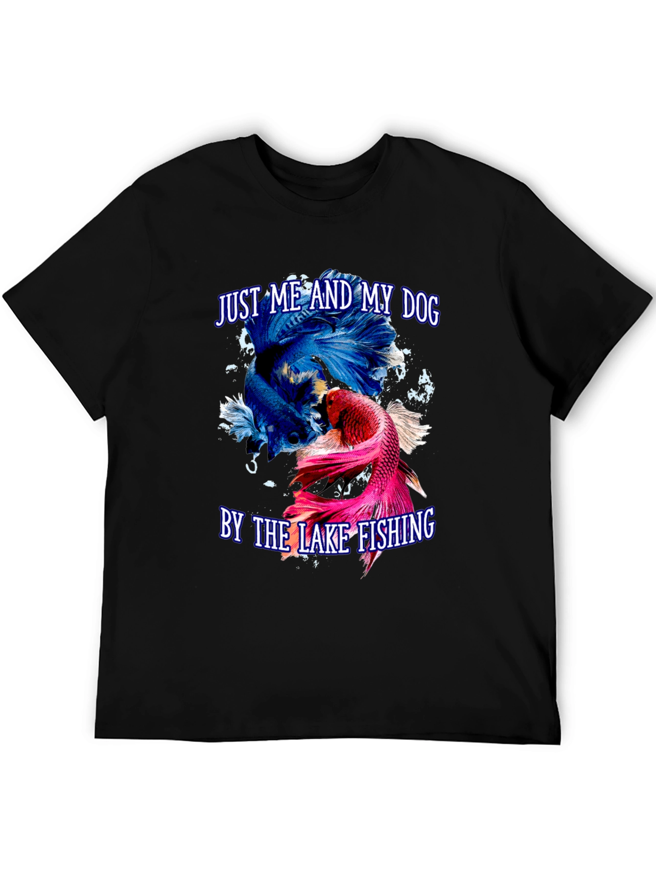 Just Me and My Dog Betta Fish T-Shirt