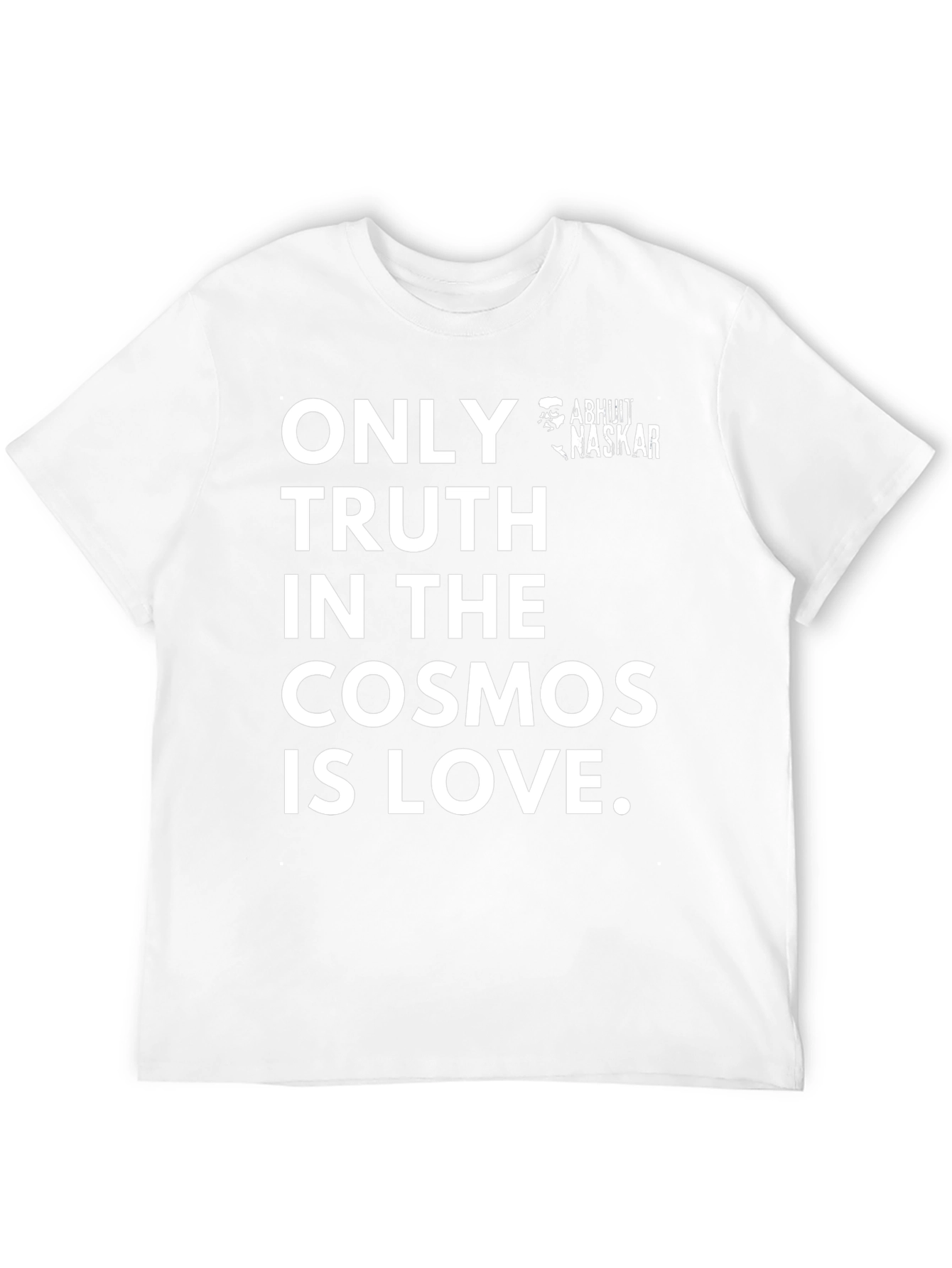 Only Truth in Cosmos Love Black T-Shirt