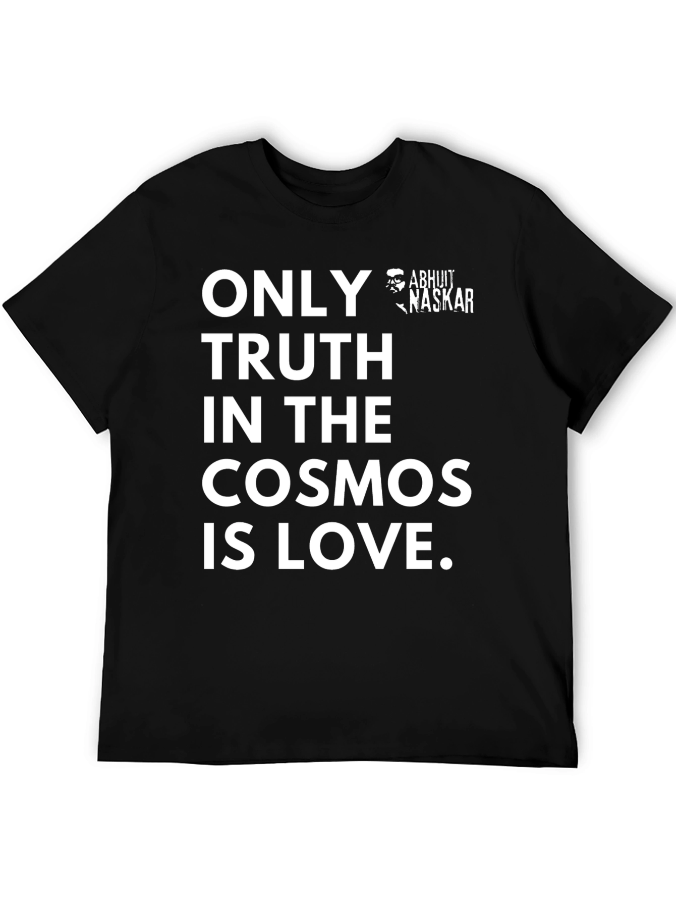 Only Truth in Cosmos Love Black T-Shirt
